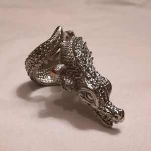 🎈Clearance! Scary glam alligator ring!